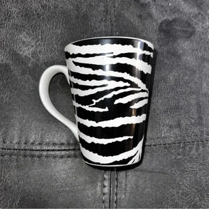 Roscher and Co Zebra Collection Coffee Mug Cup - Zebra Print